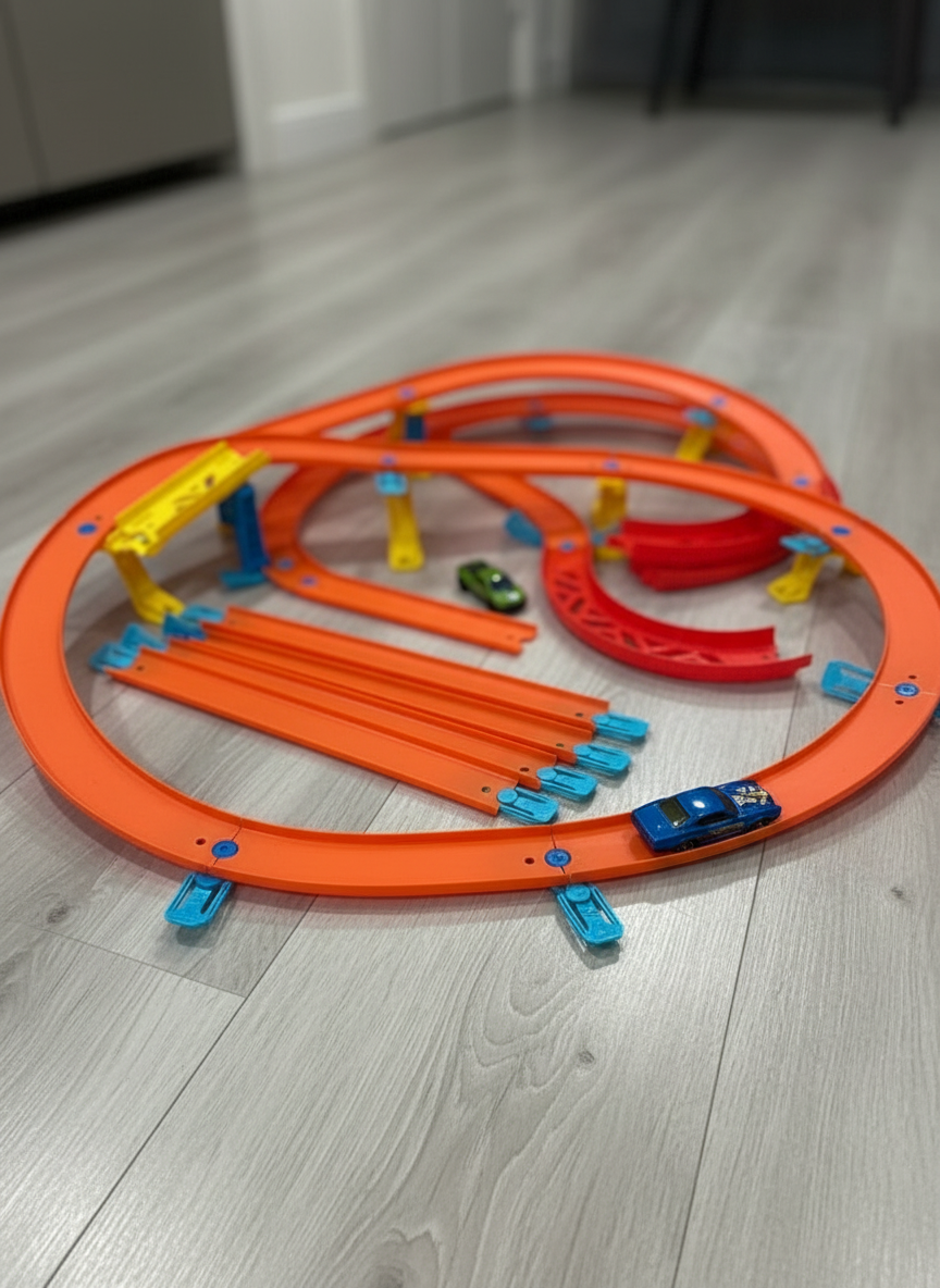 Hot Wheels - Race Track - 50+ road sections and curves Product Image
